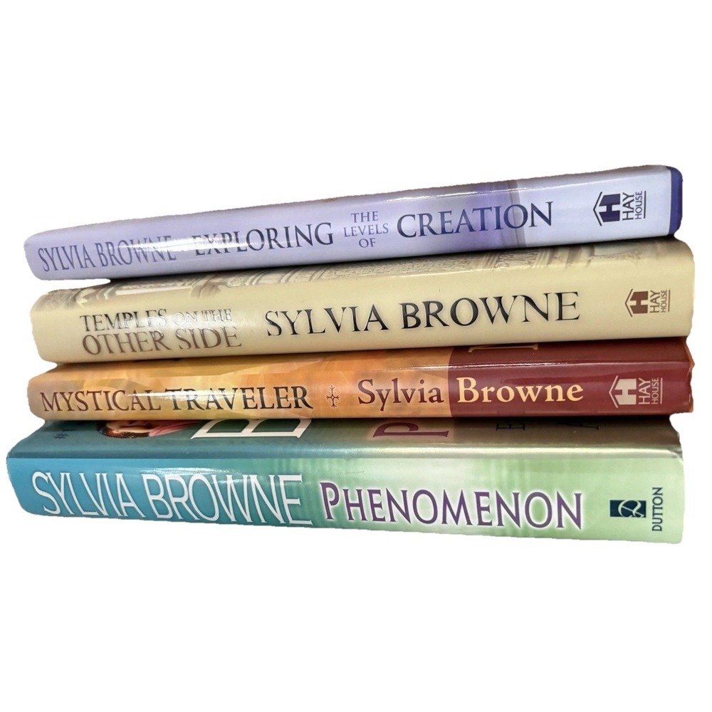 Sylvia Browne Insight Other Side Paranormal Prophecy Psychic Angel Book Lot Hard - Picture 2 of 16